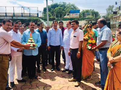 भूमिपूजन समारंभ - नदीसुधार प्रकल्प